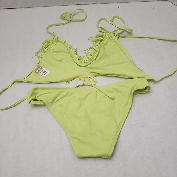 l*space L * Space Swim Swimsuit Fringe Audrey Halter & Bikini Set S - Picture 9 of 9